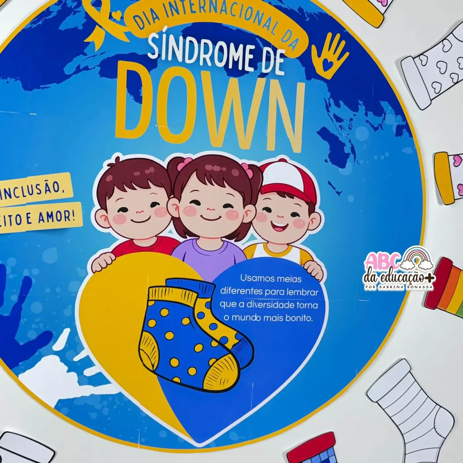 Painel Interativo Dia da Síndrome de Down – Meias Diferentes - Imagem 6