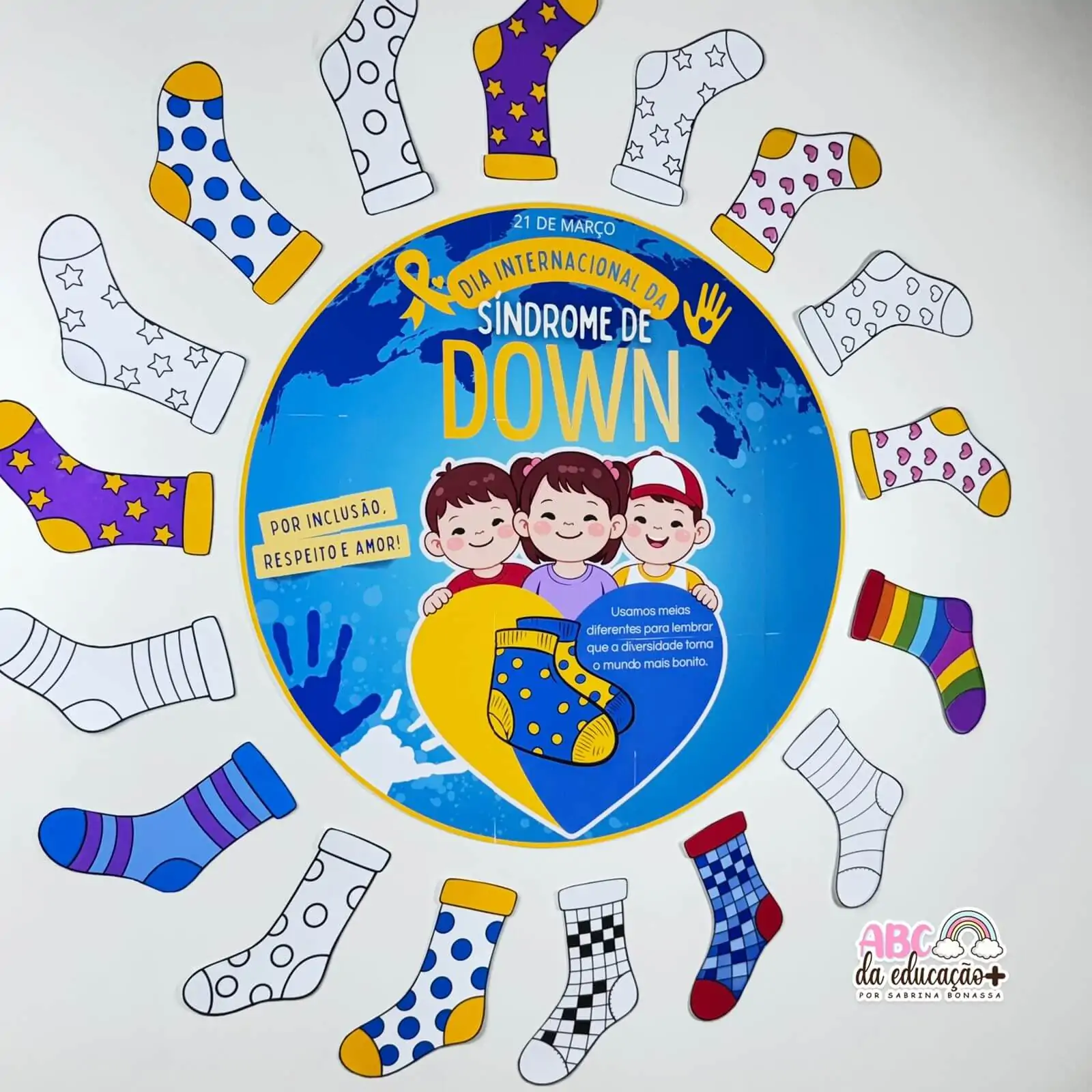Painel Interativo Dia da Síndrome de Down – Meias Diferentes - Imagem 5