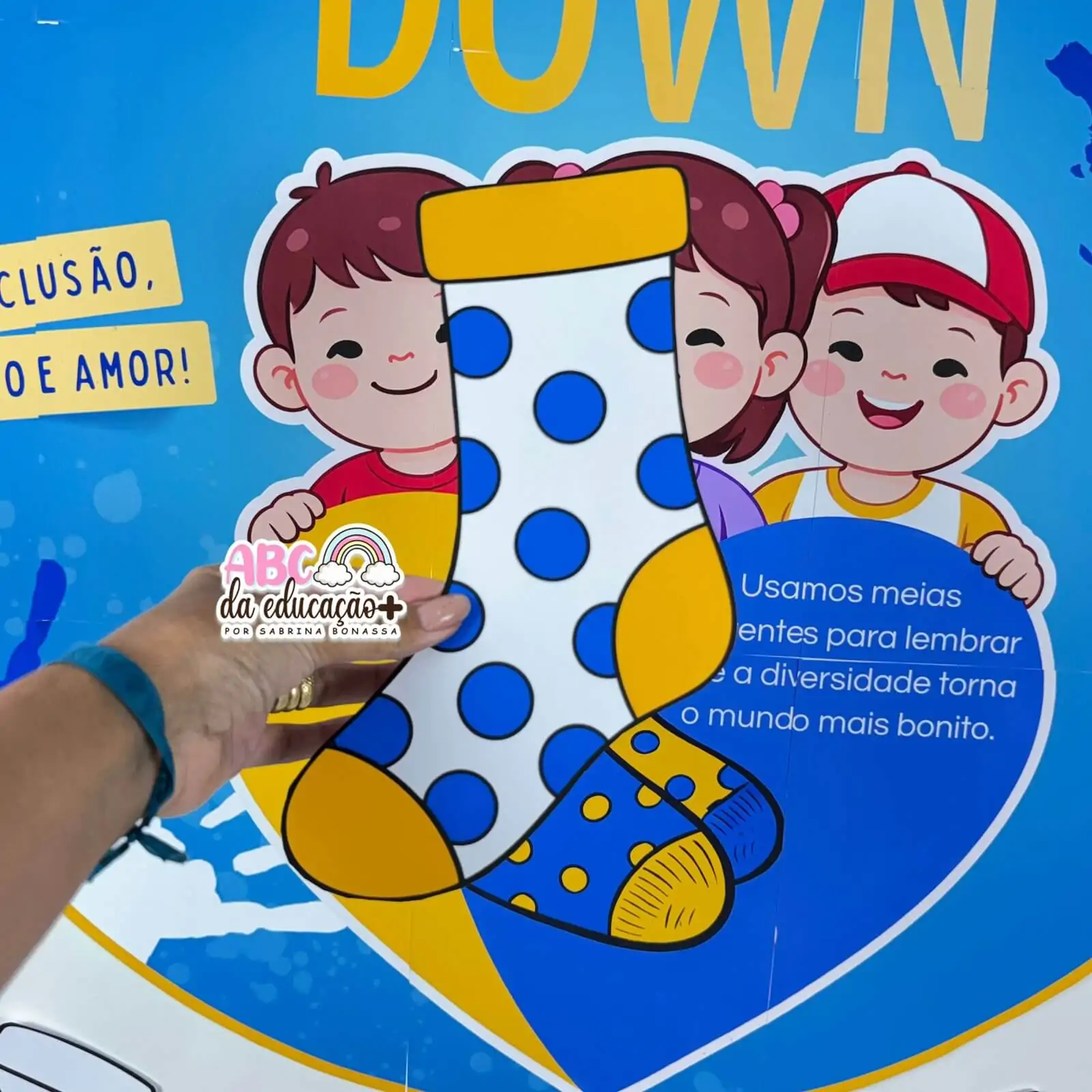 Painel Interativo Dia da Síndrome de Down – Meias Diferentes - Imagem 4