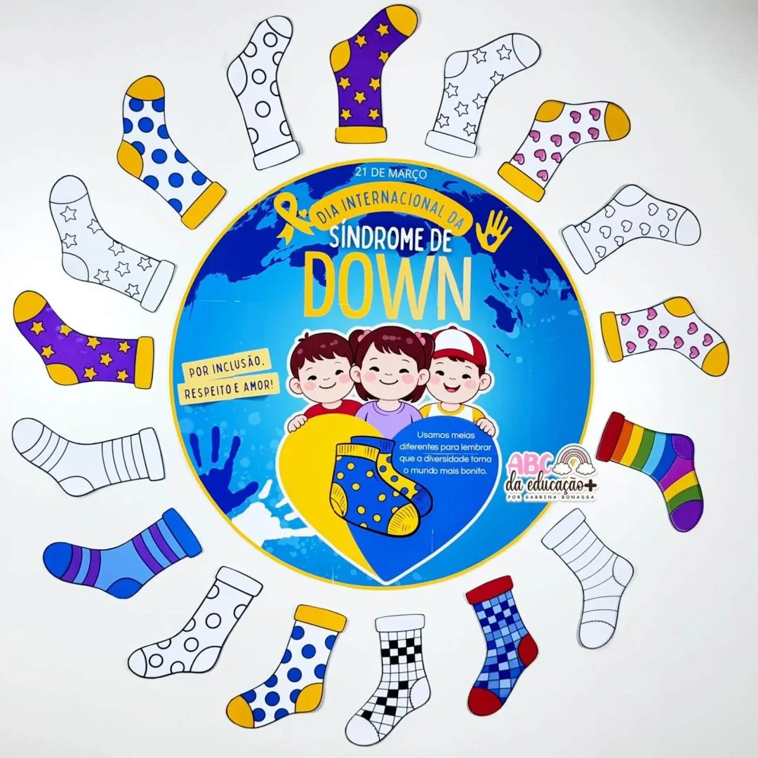 Painel Interativo Dia da Síndrome de Down – Meias Diferentes