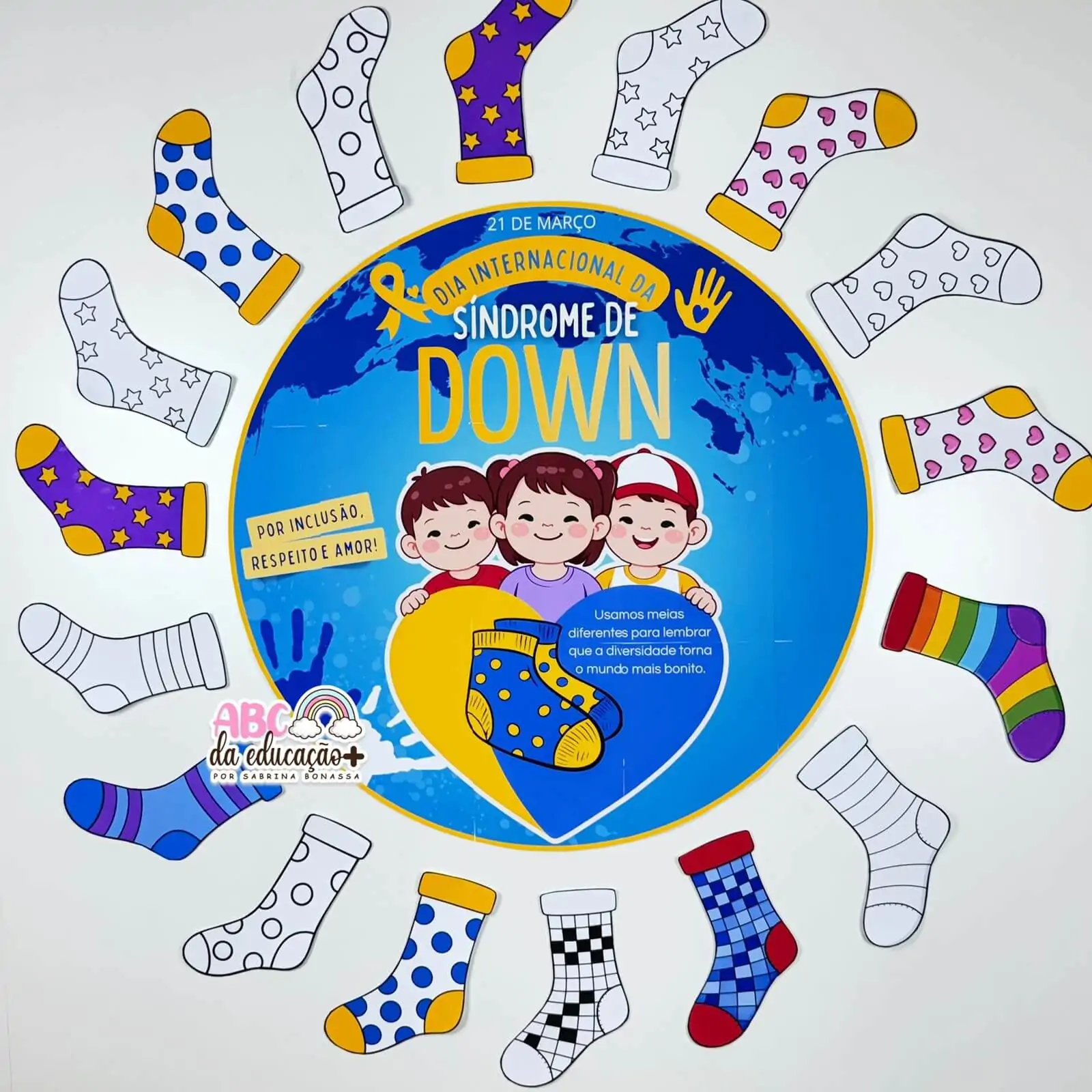 Painel Interativo Dia da Síndrome de Down – Meias Diferentes - Imagem 3