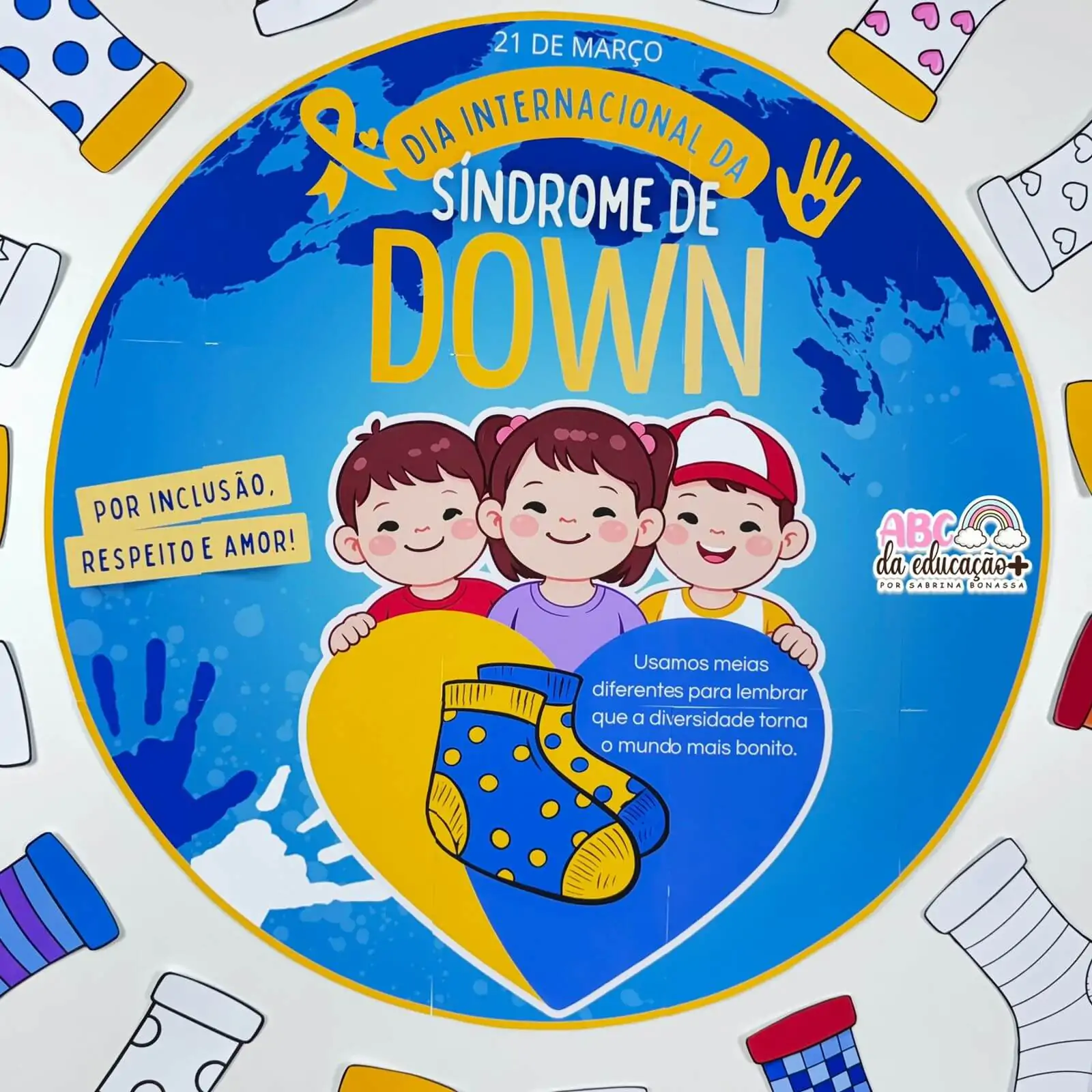 Painel Interativo Dia da Síndrome de Down – Meias Diferentes - Imagem 2