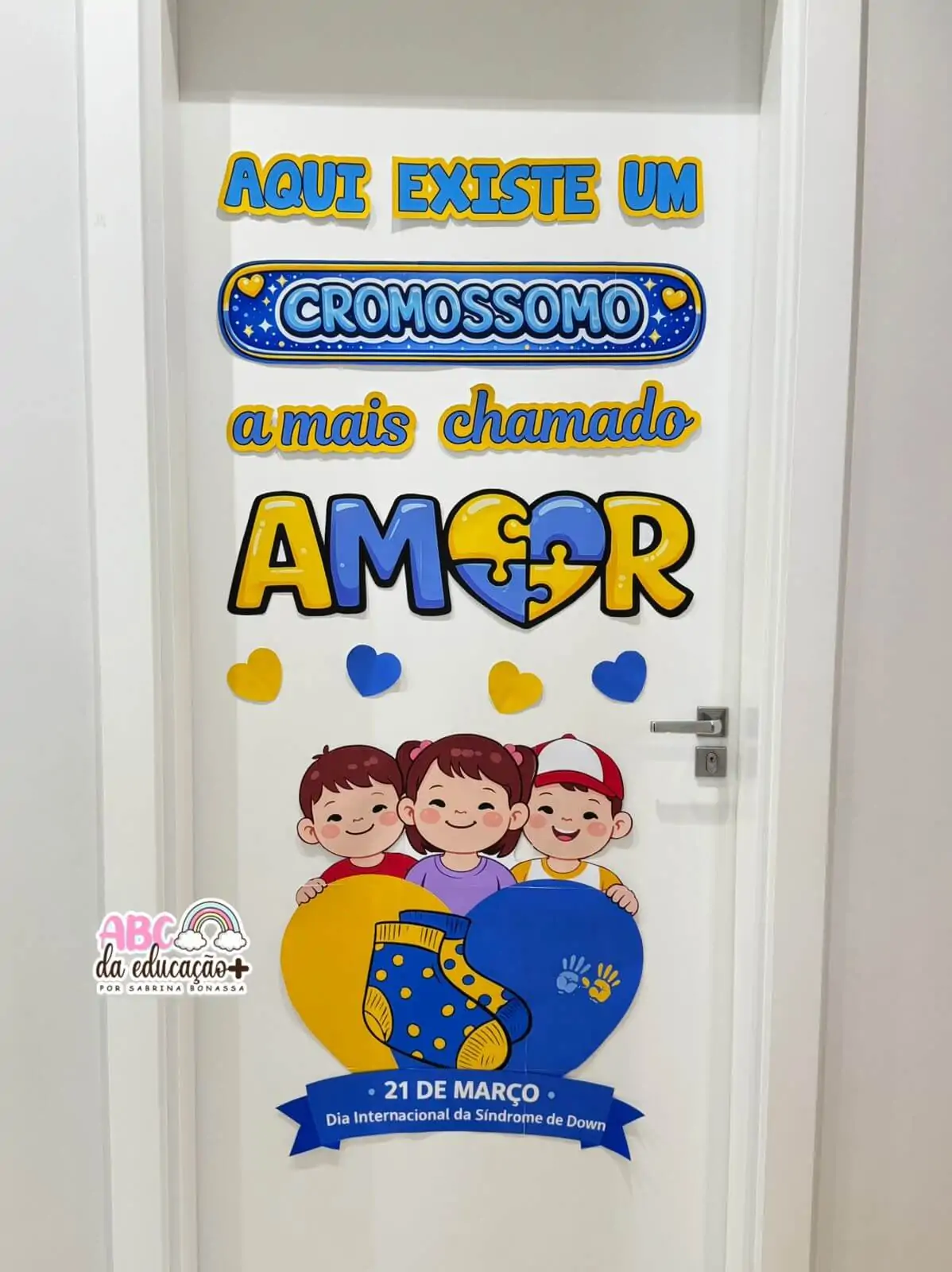 Painel de Porta – Cromossomo do Amor - Dia Internacional da Síndrome de Down - Imagem 6