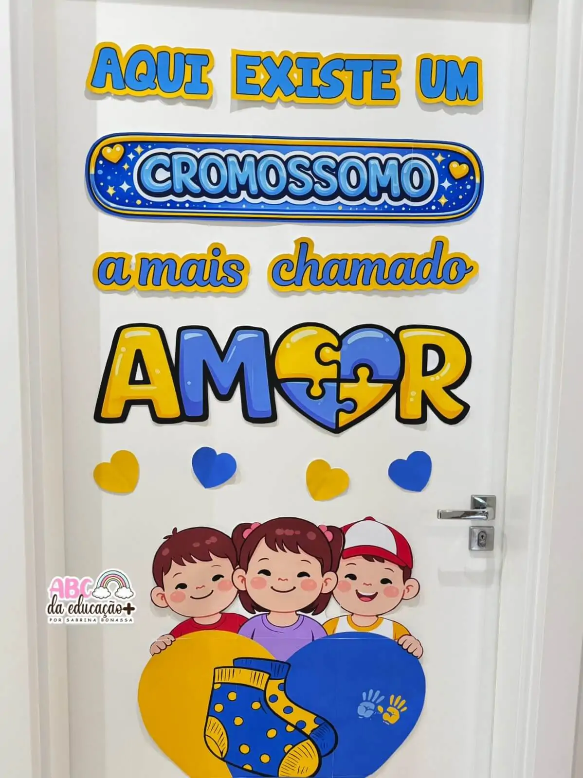 Painel de Porta – Cromossomo do Amor - Dia Internacional da Síndrome de Down - Imagem 5