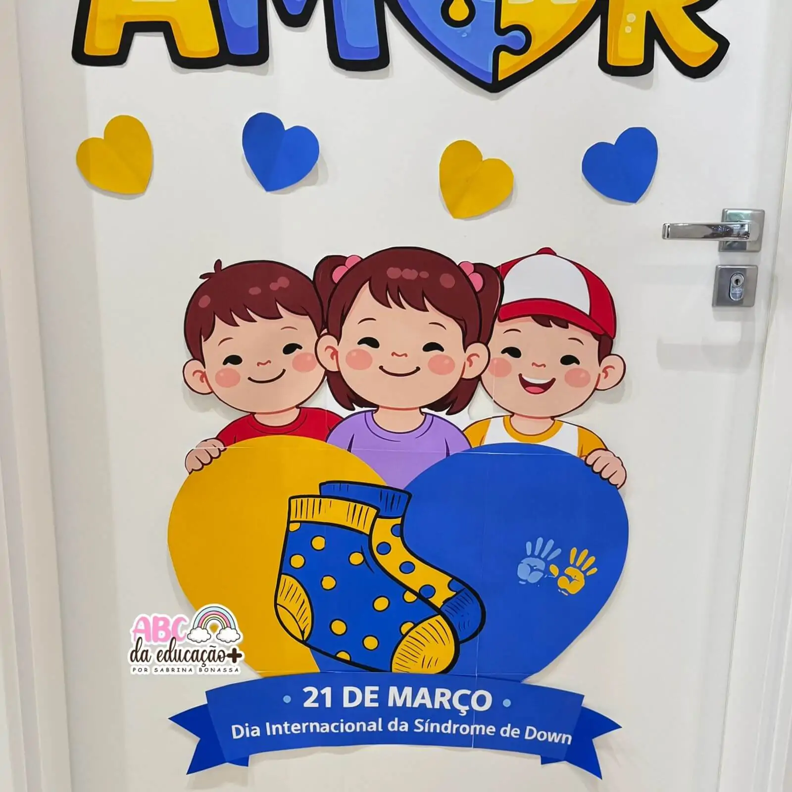Painel de Porta – Cromossomo do Amor - Dia Internacional da Síndrome de Down - Imagem 4