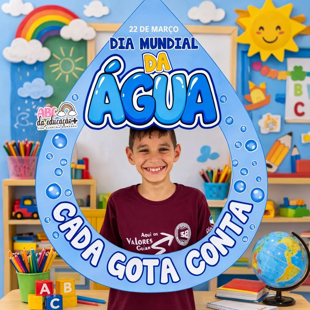Moldura para Fotos – Dia Mundial da Água Cada Gota Conta
