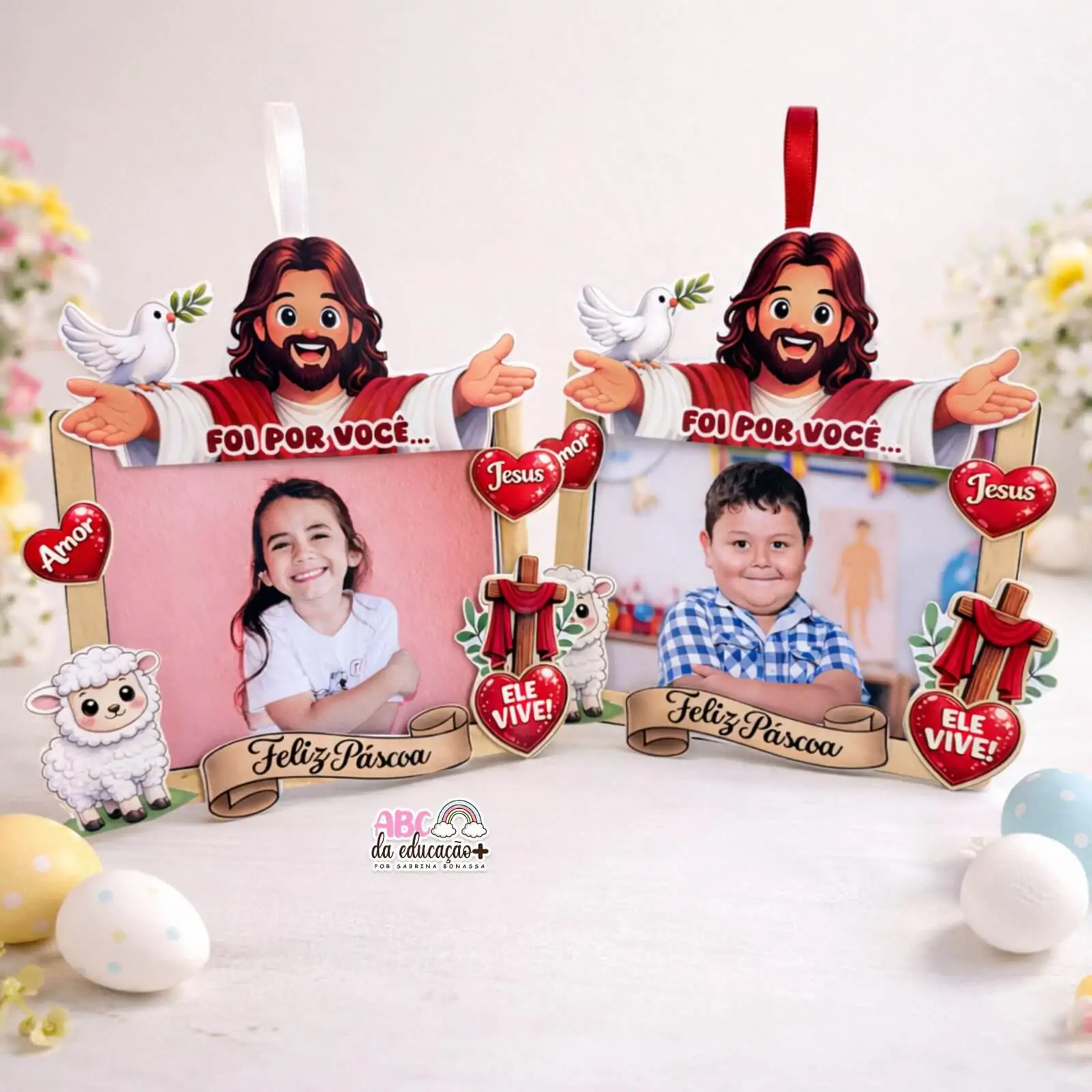 Lembrancinha Porta-Retrato Páscoa Cristã - Imagem 5