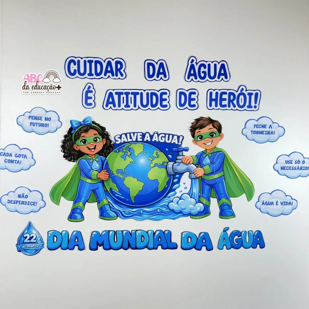 Painel Dia Mundial da Água – Atitude de Herói