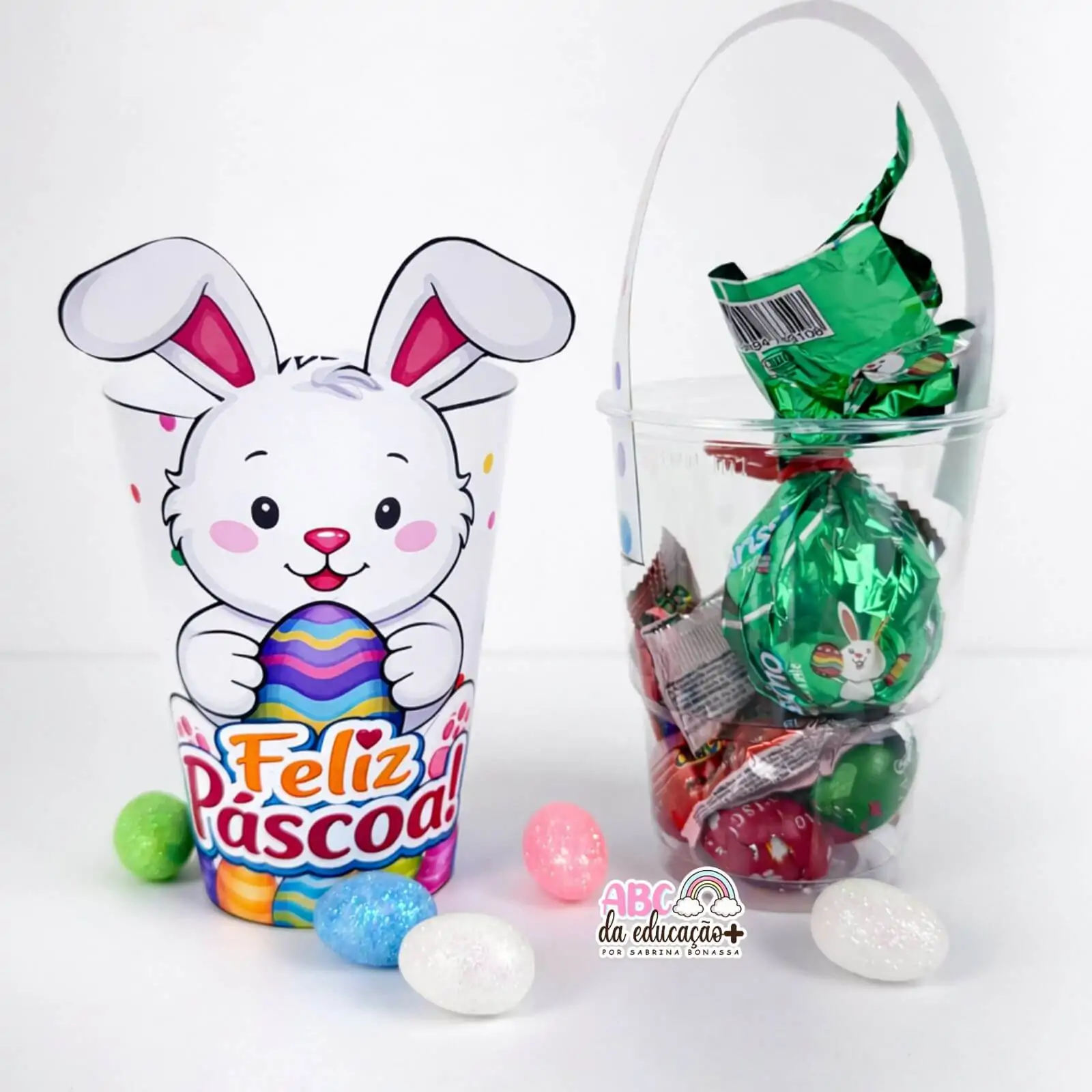 Lembrancinha Copo de Páscoa Coelhinho - Imagem 2