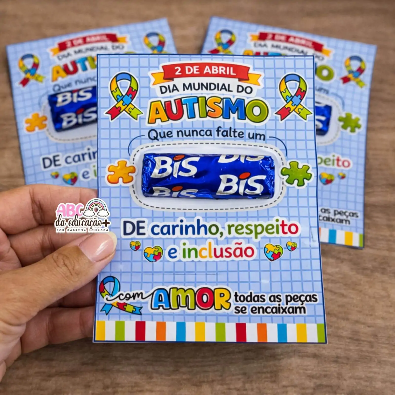 Cartão Dia Mundial do Autismo - Imagem 3