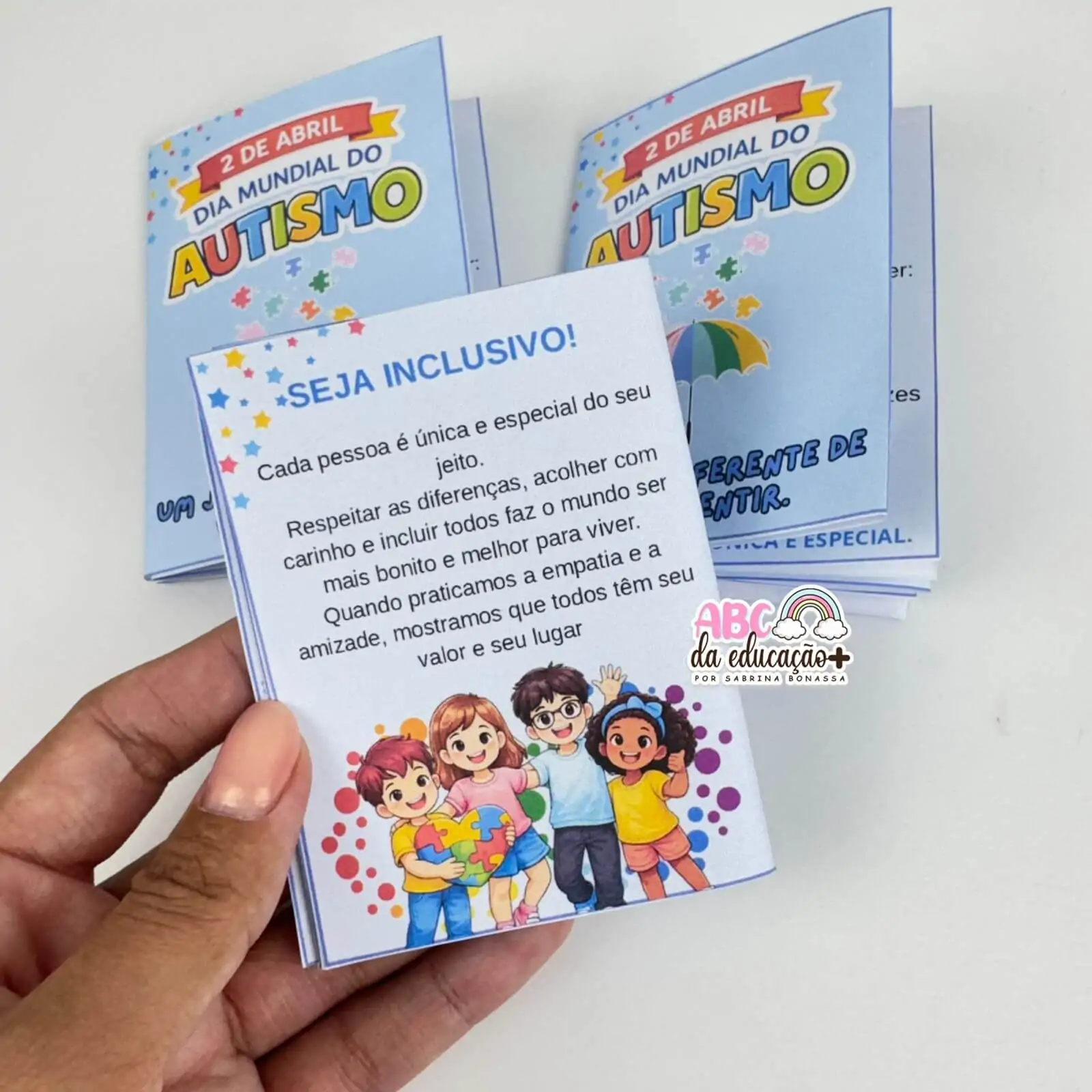 Livrinho Informativo Dobrável – Dia Mundial do Autismo - Imagem 5
