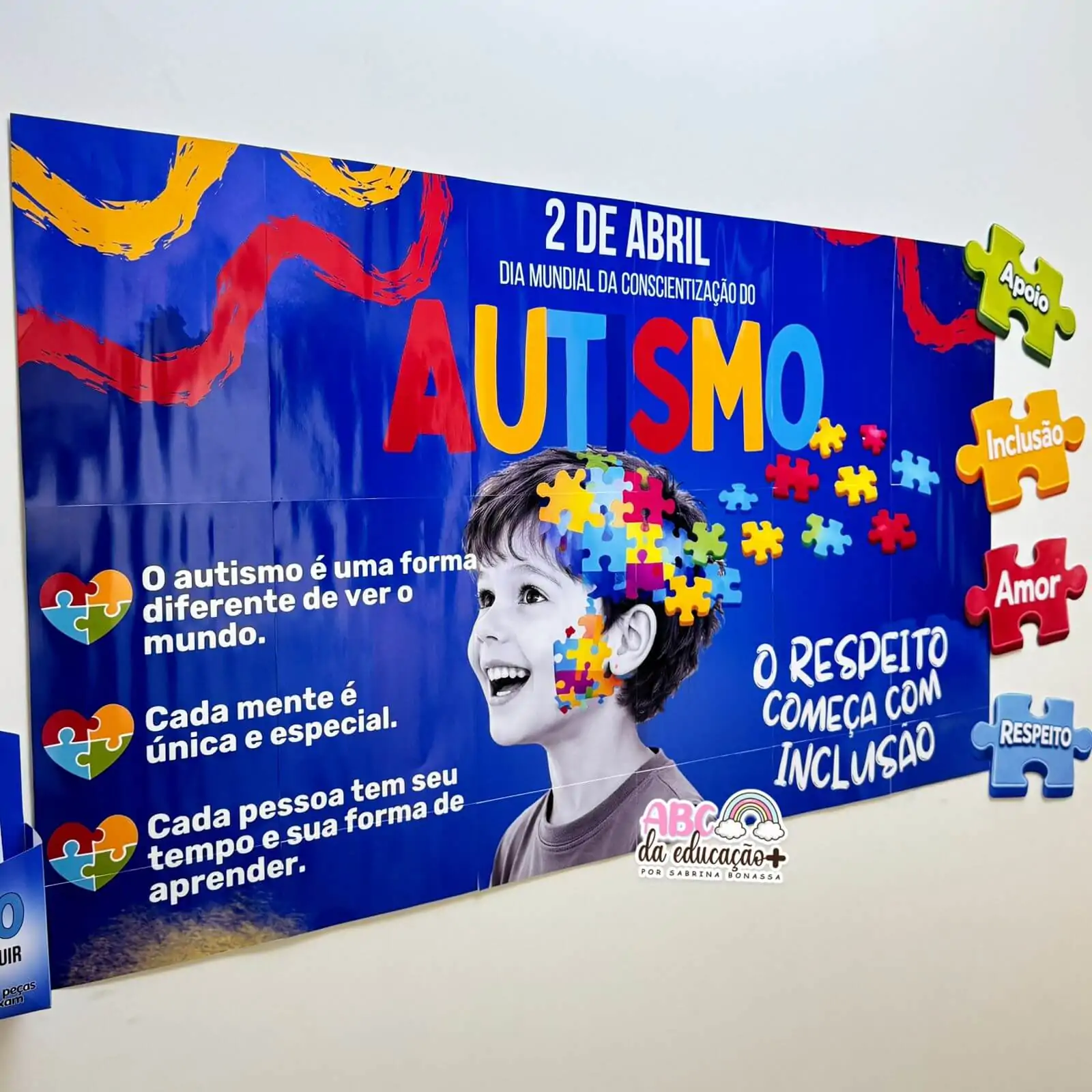 Kit Autismo Completo – Painel + Caixa + Folheto - Imagem 7