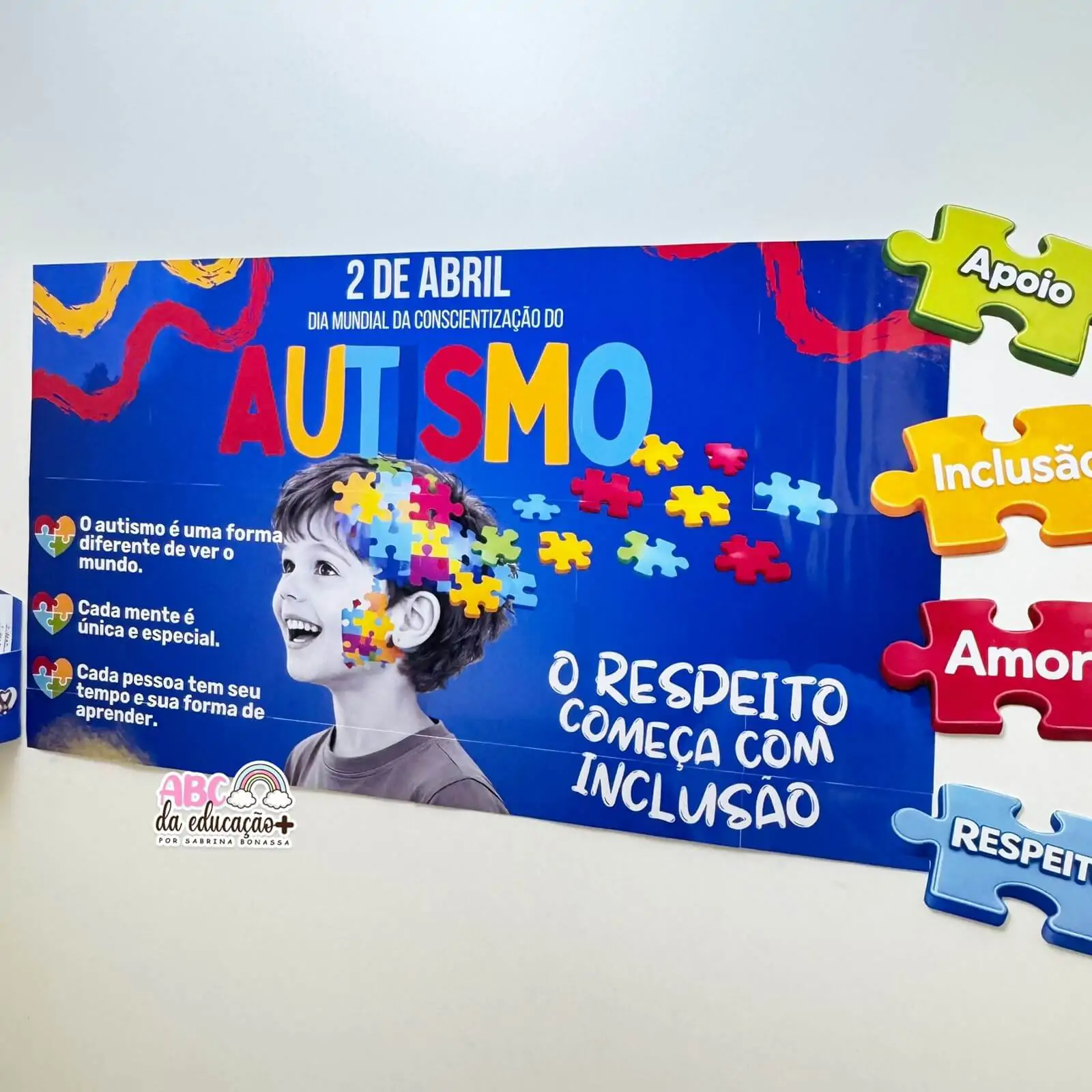 Kit Autismo Completo – Painel + Caixa + Folheto - Imagem 5