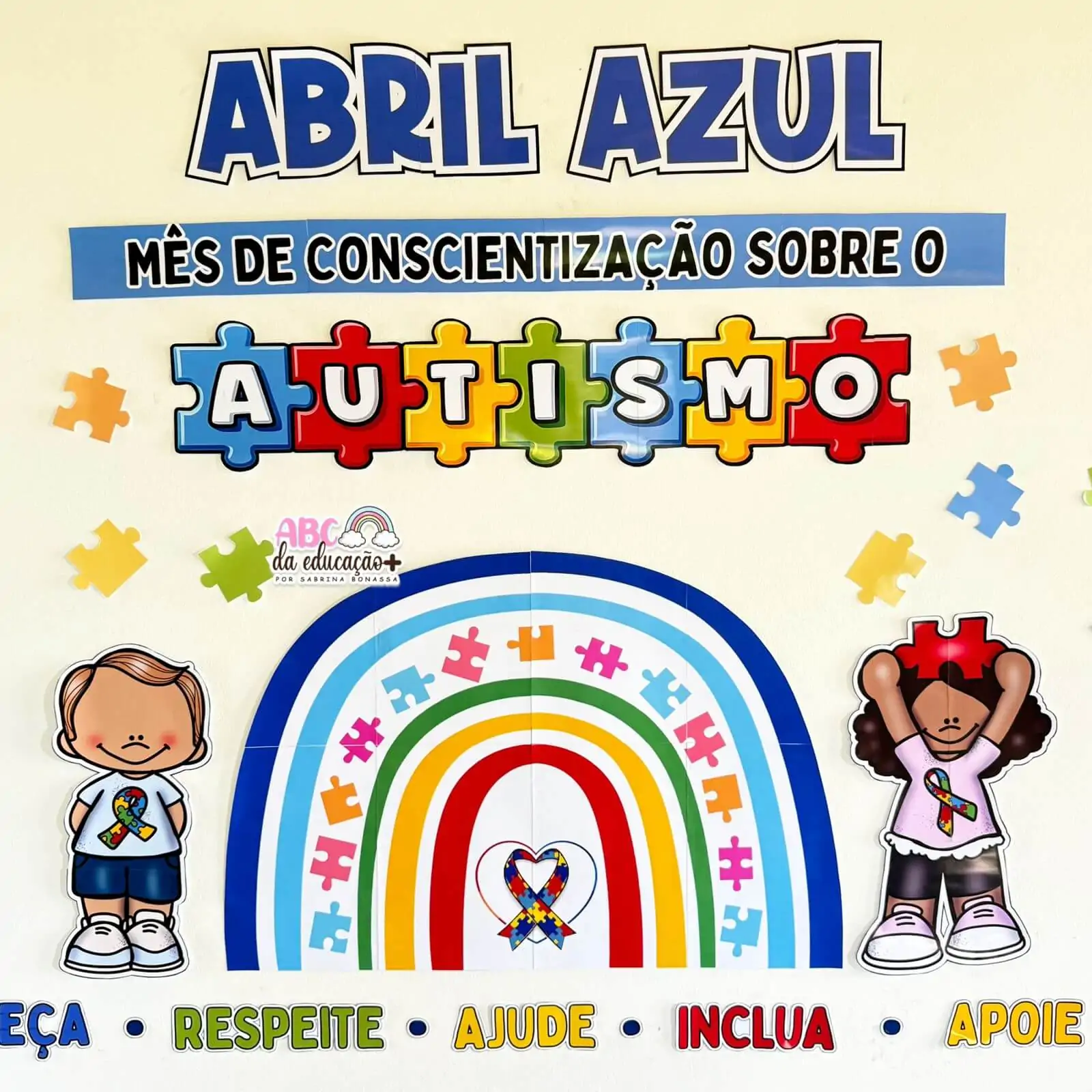 Painel Abril Azul – Conscientização sobre o Autismo - Imagem 3