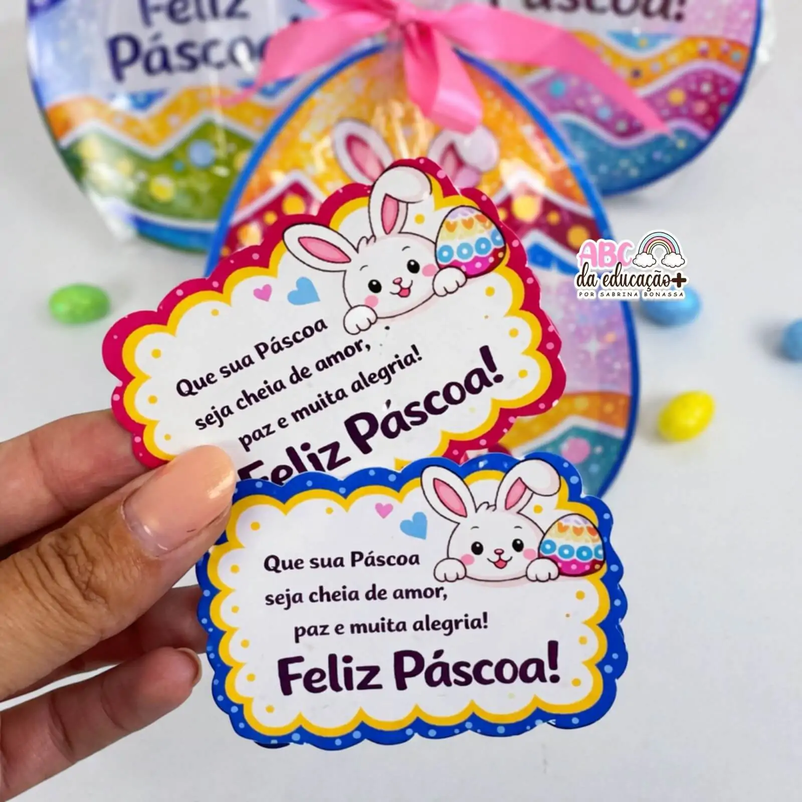 Lembrancinha de Páscoa Ovo Porta Doces - Imagem 8