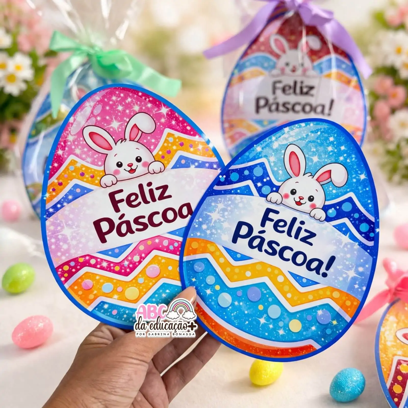 Lembrancinha de Páscoa Ovo Porta Doces - Imagem 6