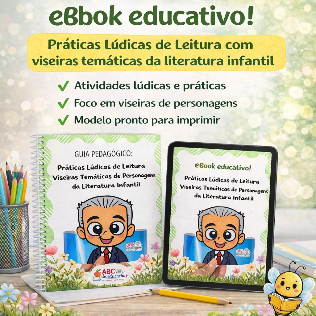 Viseiras lúdicas para o Dia do Livro colorida e para colorir - Imagem 8