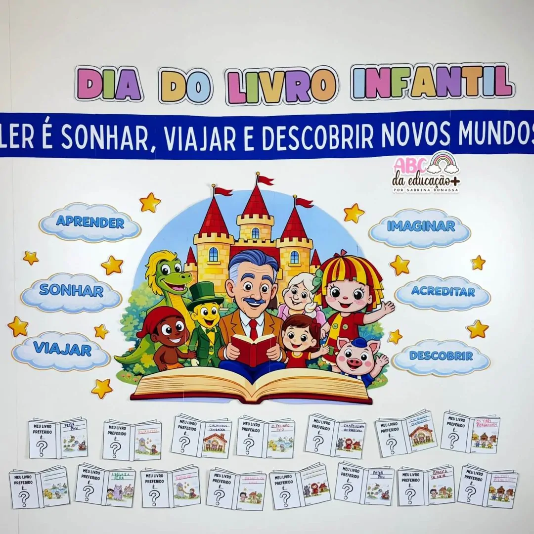 Painel Colaborativo Dia do Livro Infantil