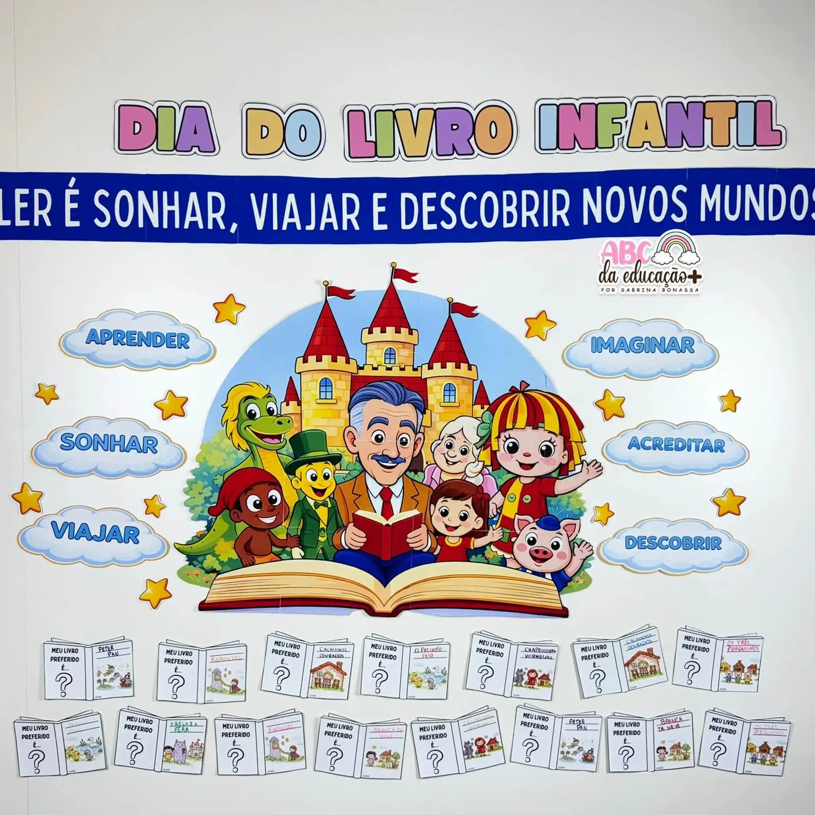Painel Colaborativo Dia do Livro Infantil