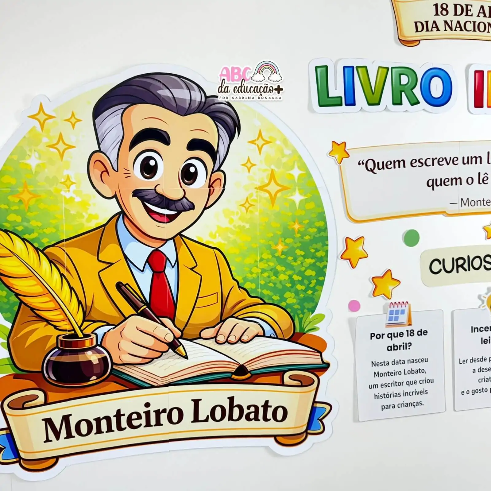 Painel Dia do Livro Infantil: Monteiro Lobato e o incentivo à leitura - Imagem 5
