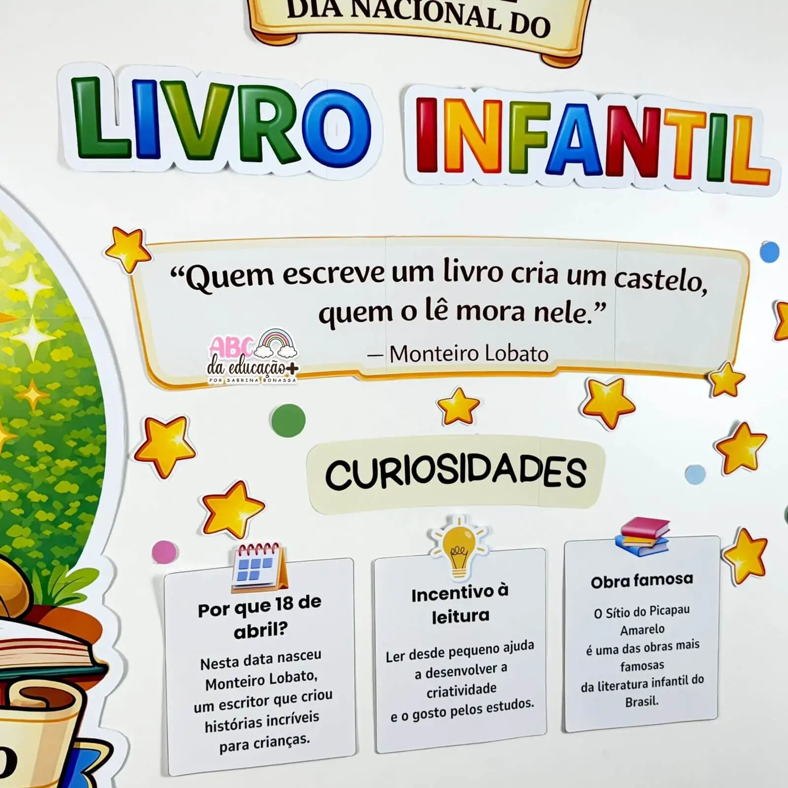 Painel Dia do Livro Infantil: Monteiro Lobato e o incentivo à leitura - Imagem 4