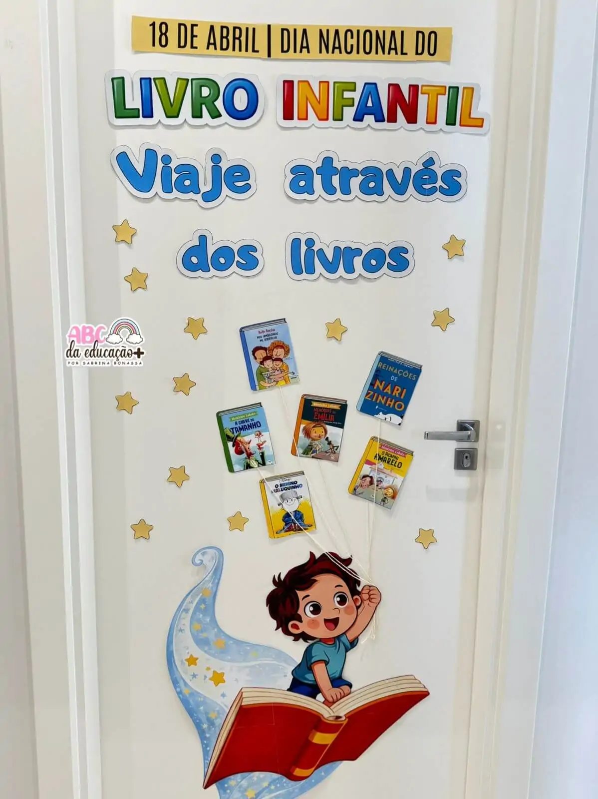 Painel Porta Literária – Dia do Livro Infantil - Imagem 6