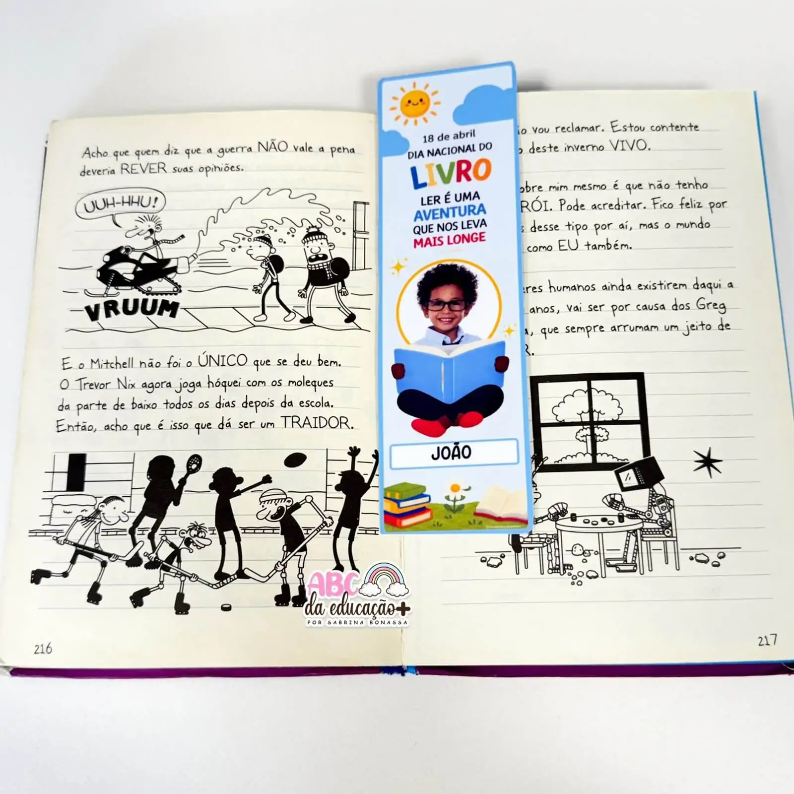 Marcadores Personalizados com Foto – Dia do Livro Infantil - Imagem 7