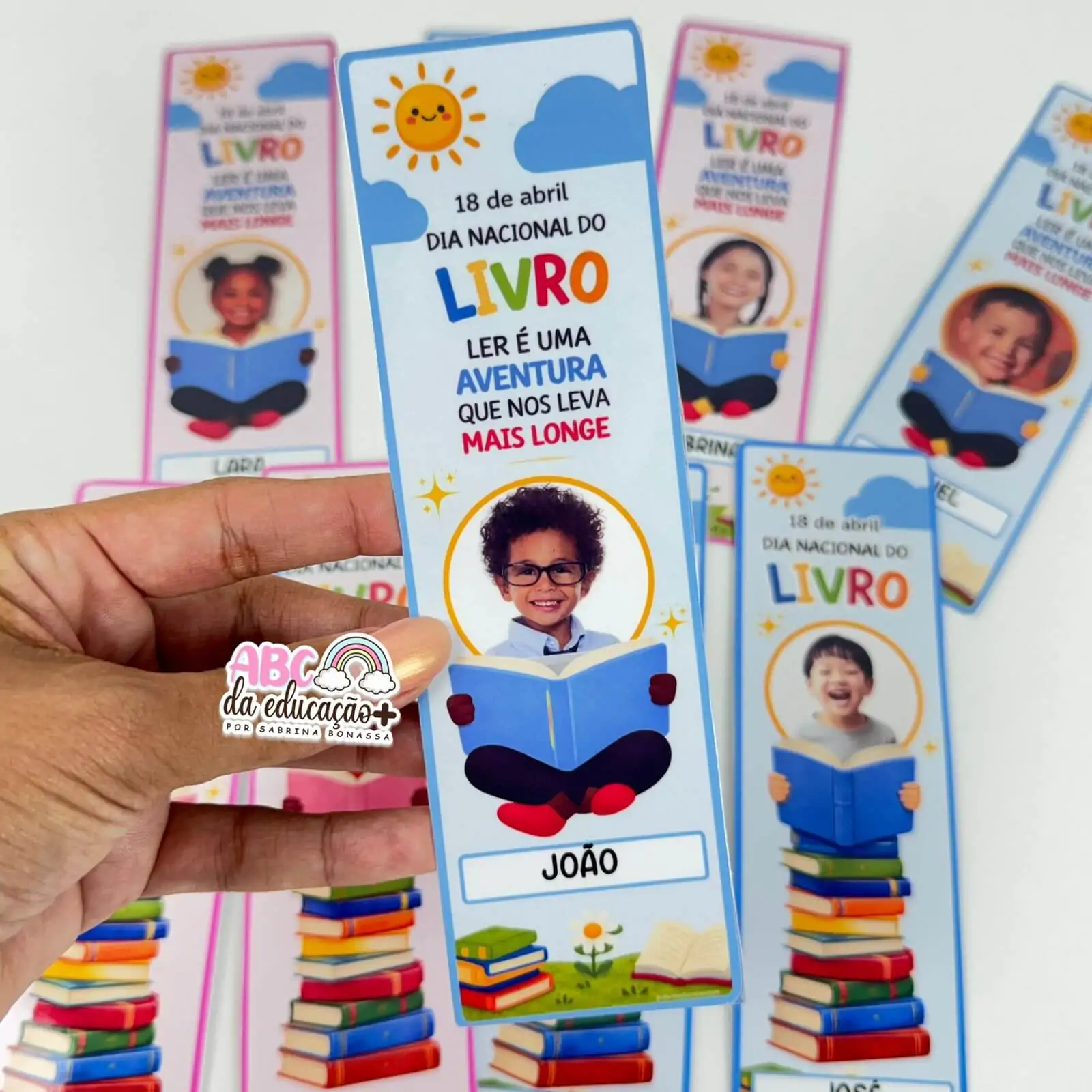 Marcadores Personalizados com Foto – Dia do Livro Infantil - Imagem 9