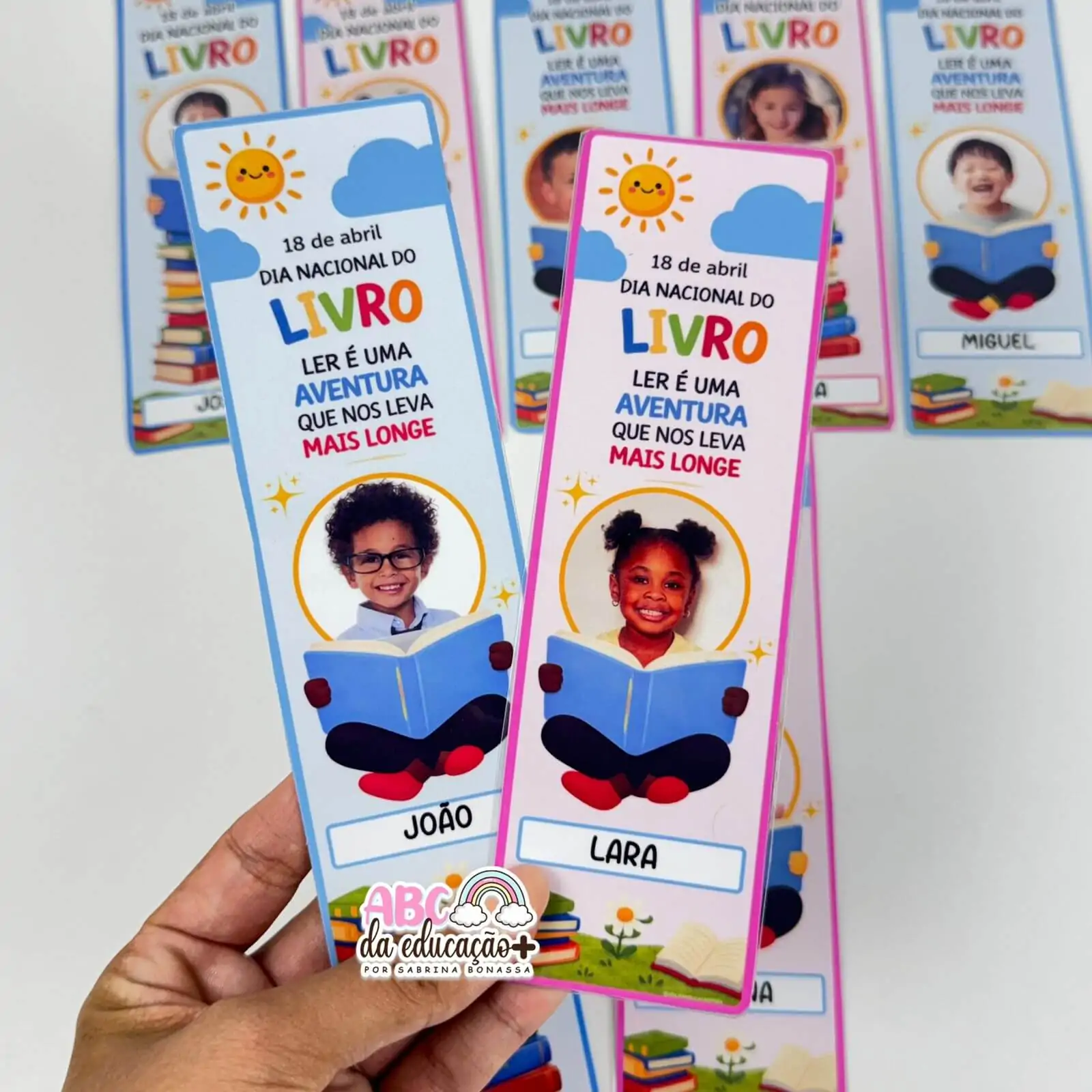 Marcadores Personalizados com Foto – Dia do Livro Infantil - Imagem 10