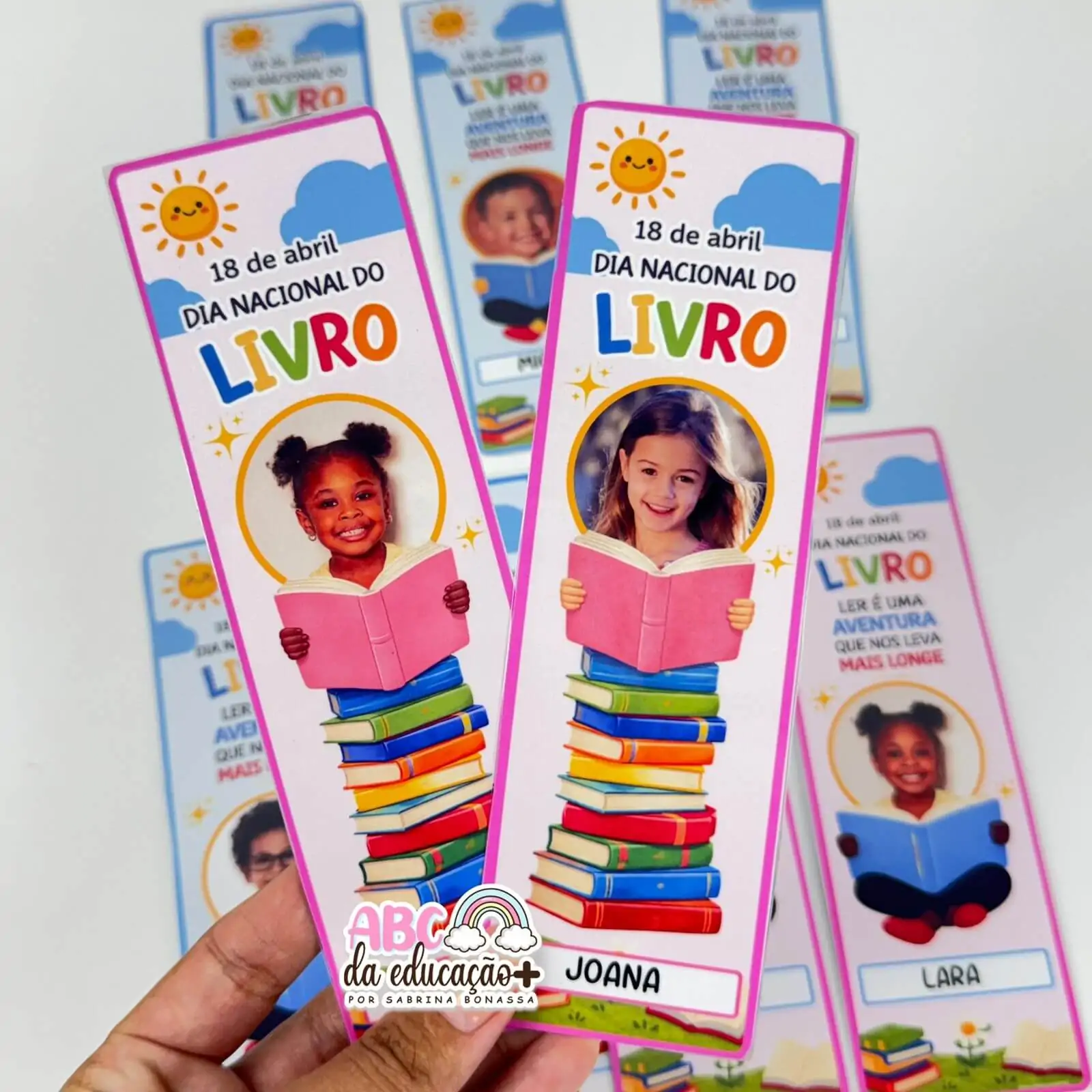 Marcadores Personalizados com Foto – Dia do Livro Infantil - Imagem 6