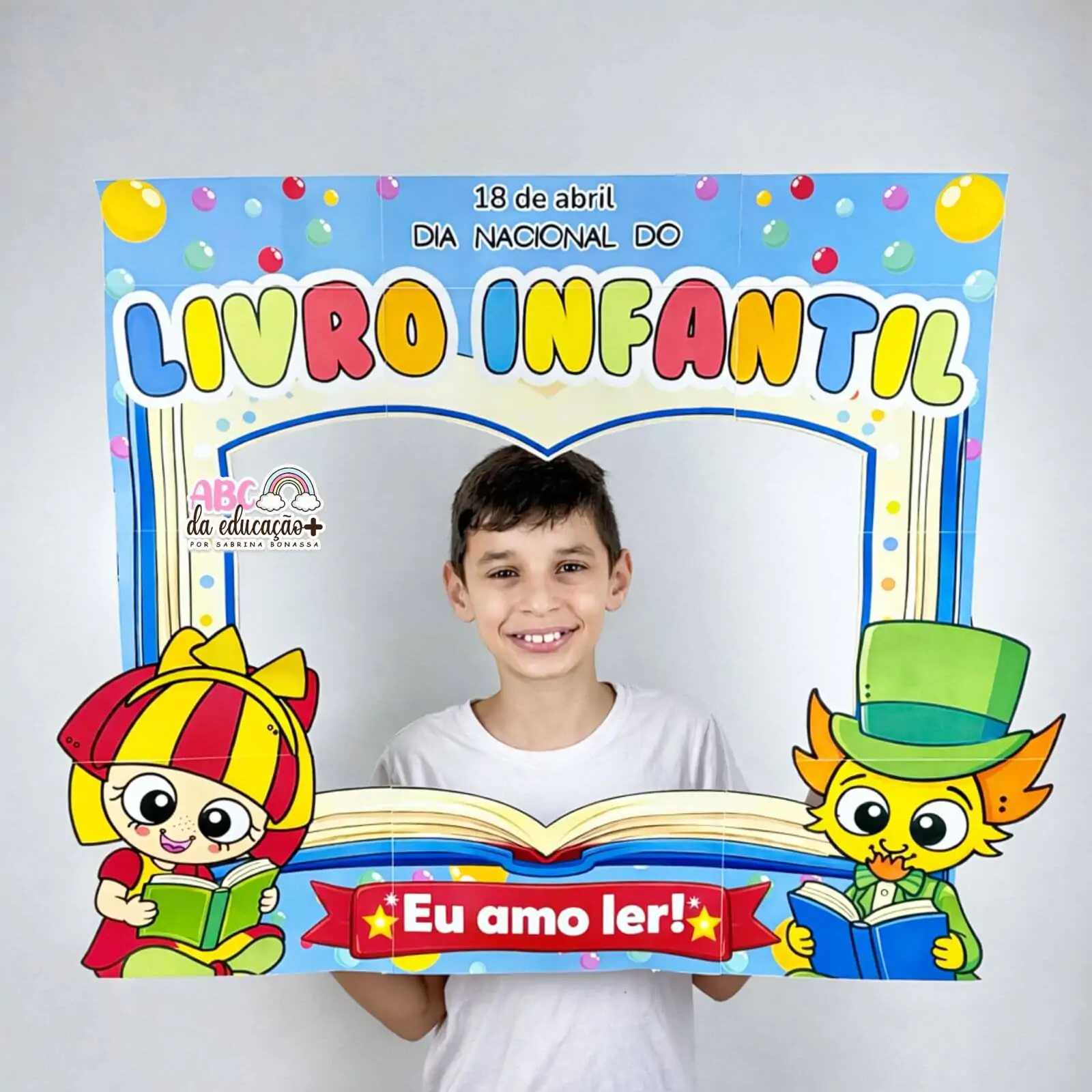 Moldura para Fotos Dia do Livro Infantil - Imagem 2